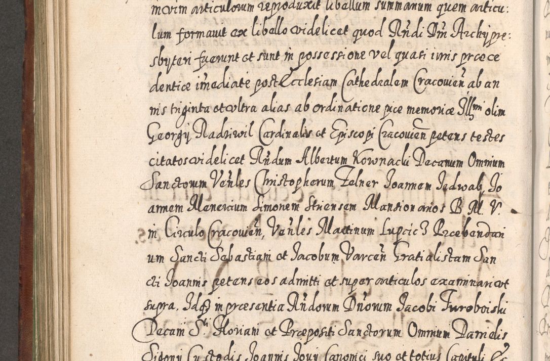 Zdjęcie nr 721 dla obiektu archiwalnego: Acta actorum, causarum spiritualium, civilium, criminalium, obligationum, quietationum, inscpritionum, cessionum, decimarum, testamentorum R. D. Martini Szyszkowski, episcopi Cracoviensis, ducis Severiensis in annis 1620 - 1623. Tomus secundus.