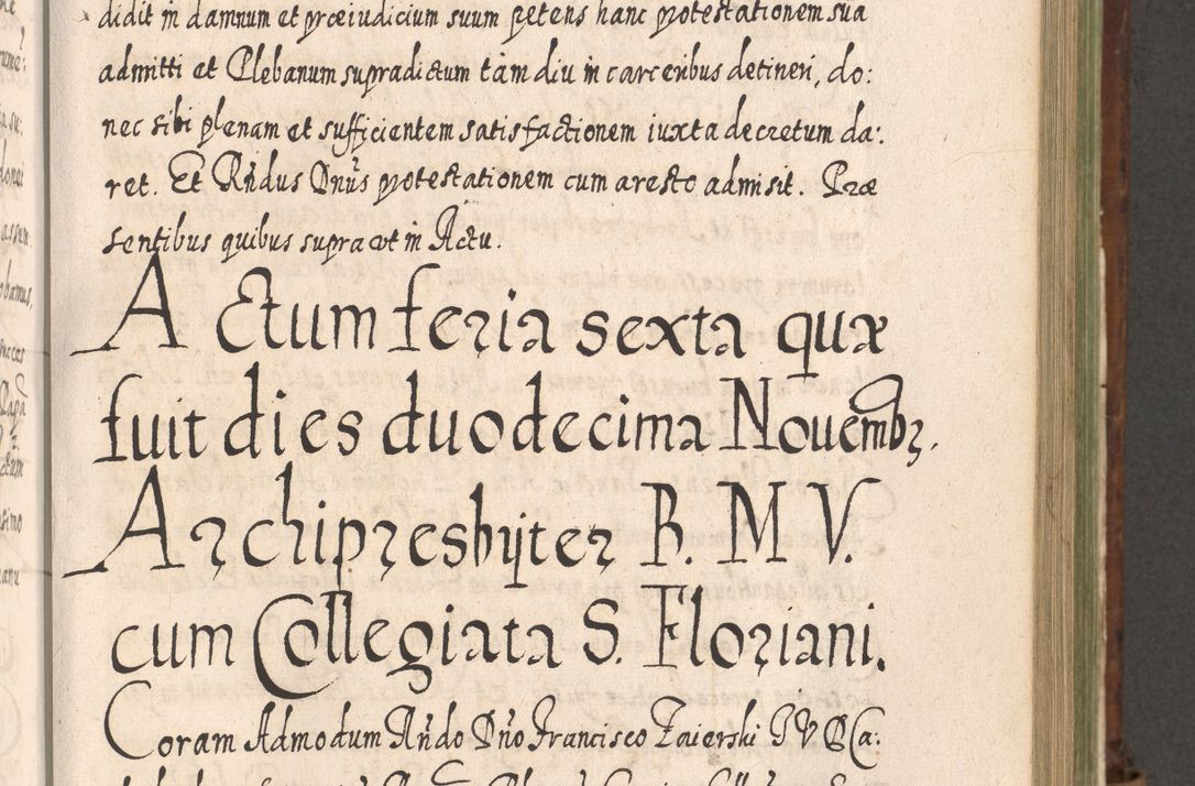Zdjęcie nr 716 dla obiektu archiwalnego: Acta actorum, causarum spiritualium, civilium, criminalium, obligationum, quietationum, inscpritionum, cessionum, decimarum, testamentorum R. D. Martini Szyszkowski, episcopi Cracoviensis, ducis Severiensis in annis 1620 - 1623. Tomus secundus.