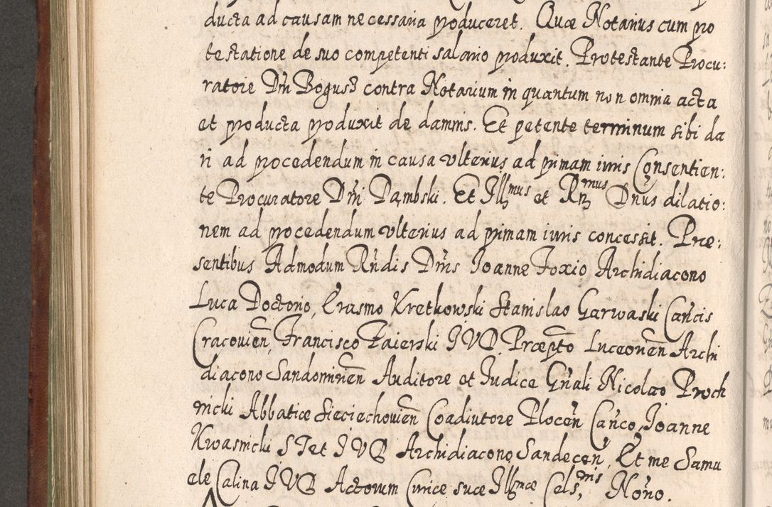 Zdjęcie nr 707 dla obiektu archiwalnego: Acta actorum, causarum spiritualium, civilium, criminalium, obligationum, quietationum, inscpritionum, cessionum, decimarum, testamentorum R. D. Martini Szyszkowski, episcopi Cracoviensis, ducis Severiensis in annis 1620 - 1623. Tomus secundus.