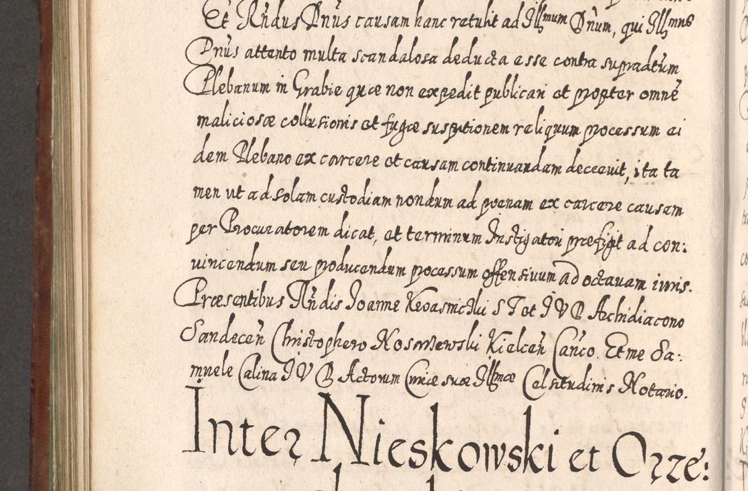 Zdjęcie nr 703 dla obiektu archiwalnego: Acta actorum, causarum spiritualium, civilium, criminalium, obligationum, quietationum, inscpritionum, cessionum, decimarum, testamentorum R. D. Martini Szyszkowski, episcopi Cracoviensis, ducis Severiensis in annis 1620 - 1623. Tomus secundus.