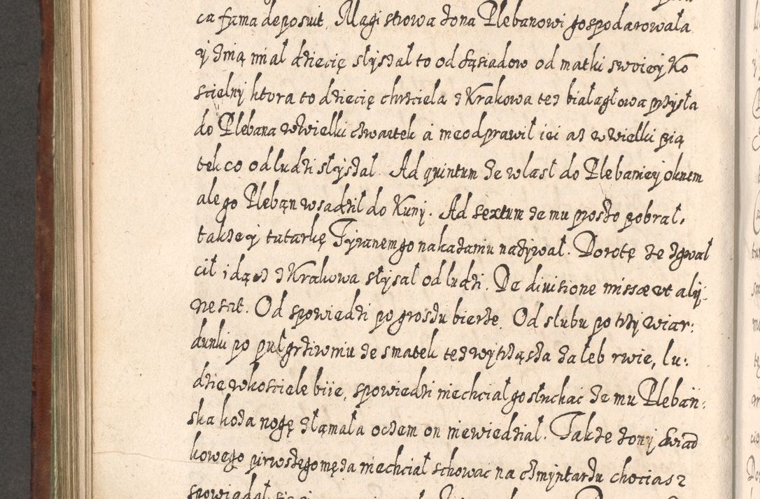 Zdjęcie nr 697 dla obiektu archiwalnego: Acta actorum, causarum spiritualium, civilium, criminalium, obligationum, quietationum, inscpritionum, cessionum, decimarum, testamentorum R. D. Martini Szyszkowski, episcopi Cracoviensis, ducis Severiensis in annis 1620 - 1623. Tomus secundus.