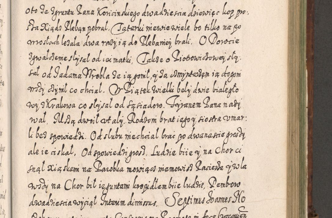 Zdjęcie nr 696 dla obiektu archiwalnego: Acta actorum, causarum spiritualium, civilium, criminalium, obligationum, quietationum, inscpritionum, cessionum, decimarum, testamentorum R. D. Martini Szyszkowski, episcopi Cracoviensis, ducis Severiensis in annis 1620 - 1623. Tomus secundus.