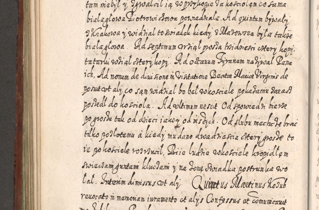 Zdjęcie nr 693 dla obiektu archiwalnego: Acta actorum, causarum spiritualium, civilium, criminalium, obligationum, quietationum, inscpritionum, cessionum, decimarum, testamentorum R. D. Martini Szyszkowski, episcopi Cracoviensis, ducis Severiensis in annis 1620 - 1623. Tomus secundus.