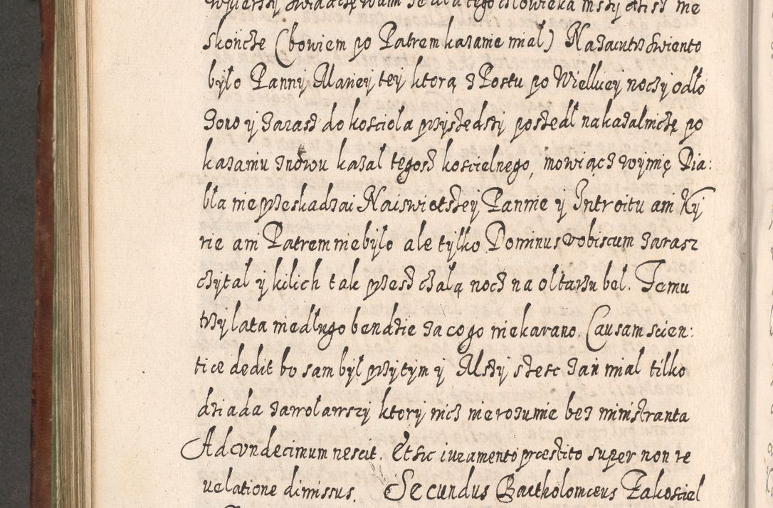 Zdjęcie nr 687 dla obiektu archiwalnego: Acta actorum, causarum spiritualium, civilium, criminalium, obligationum, quietationum, inscpritionum, cessionum, decimarum, testamentorum R. D. Martini Szyszkowski, episcopi Cracoviensis, ducis Severiensis in annis 1620 - 1623. Tomus secundus.