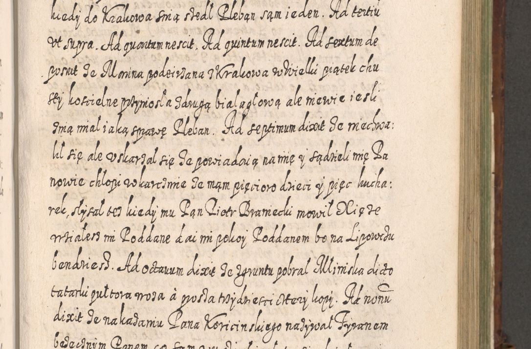Zdjęcie nr 686 dla obiektu archiwalnego: Acta actorum, causarum spiritualium, civilium, criminalium, obligationum, quietationum, inscpritionum, cessionum, decimarum, testamentorum R. D. Martini Szyszkowski, episcopi Cracoviensis, ducis Severiensis in annis 1620 - 1623. Tomus secundus.