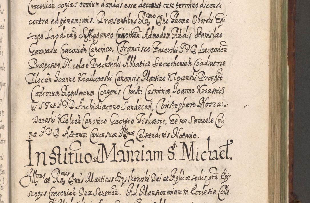 Zdjęcie nr 680 dla obiektu archiwalnego: Acta actorum, causarum spiritualium, civilium, criminalium, obligationum, quietationum, inscpritionum, cessionum, decimarum, testamentorum R. D. Martini Szyszkowski, episcopi Cracoviensis, ducis Severiensis in annis 1620 - 1623. Tomus secundus.