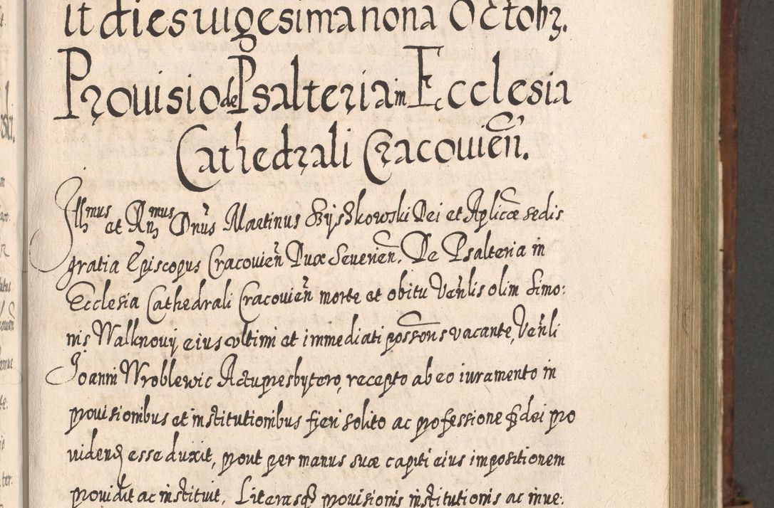 Zdjęcie nr 674 dla obiektu archiwalnego: Acta actorum, causarum spiritualium, civilium, criminalium, obligationum, quietationum, inscpritionum, cessionum, decimarum, testamentorum R. D. Martini Szyszkowski, episcopi Cracoviensis, ducis Severiensis in annis 1620 - 1623. Tomus secundus.