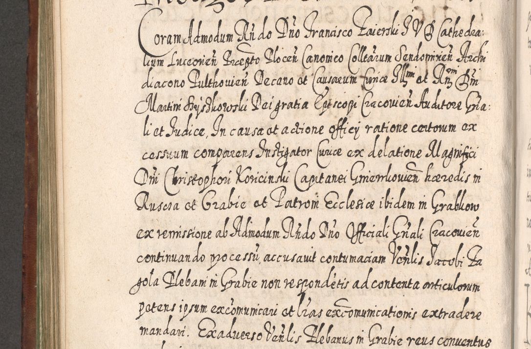 Zdjęcie nr 675 dla obiektu archiwalnego: Acta actorum, causarum spiritualium, civilium, criminalium, obligationum, quietationum, inscpritionum, cessionum, decimarum, testamentorum R. D. Martini Szyszkowski, episcopi Cracoviensis, ducis Severiensis in annis 1620 - 1623. Tomus secundus.