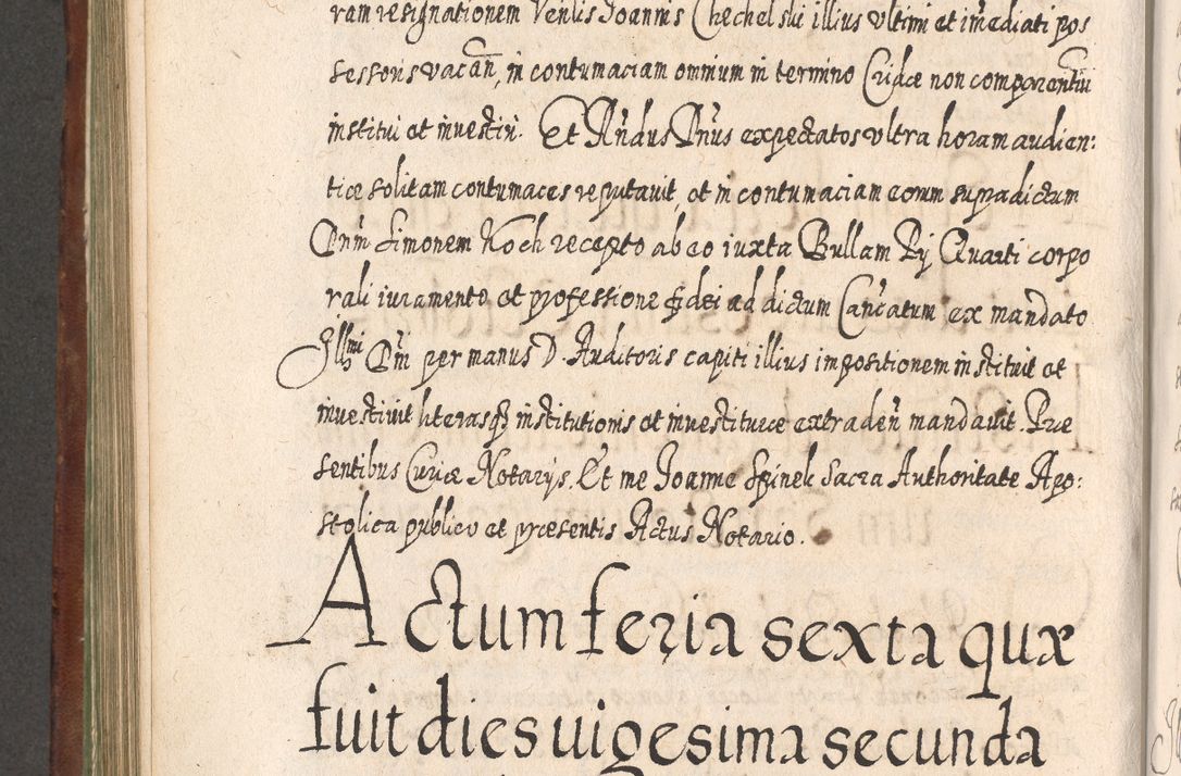 Zdjęcie nr 671 dla obiektu archiwalnego: Acta actorum, causarum spiritualium, civilium, criminalium, obligationum, quietationum, inscpritionum, cessionum, decimarum, testamentorum R. D. Martini Szyszkowski, episcopi Cracoviensis, ducis Severiensis in annis 1620 - 1623. Tomus secundus.