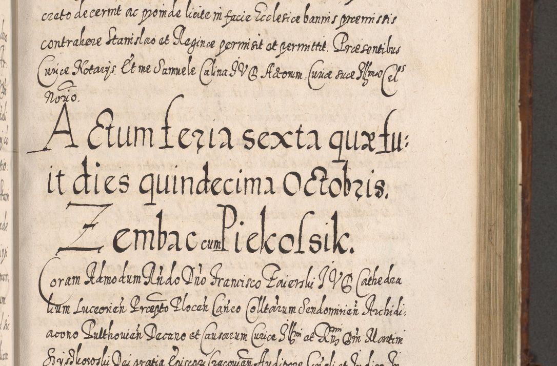 Zdjęcie nr 668 dla obiektu archiwalnego: Acta actorum, causarum spiritualium, civilium, criminalium, obligationum, quietationum, inscpritionum, cessionum, decimarum, testamentorum R. D. Martini Szyszkowski, episcopi Cracoviensis, ducis Severiensis in annis 1620 - 1623. Tomus secundus.