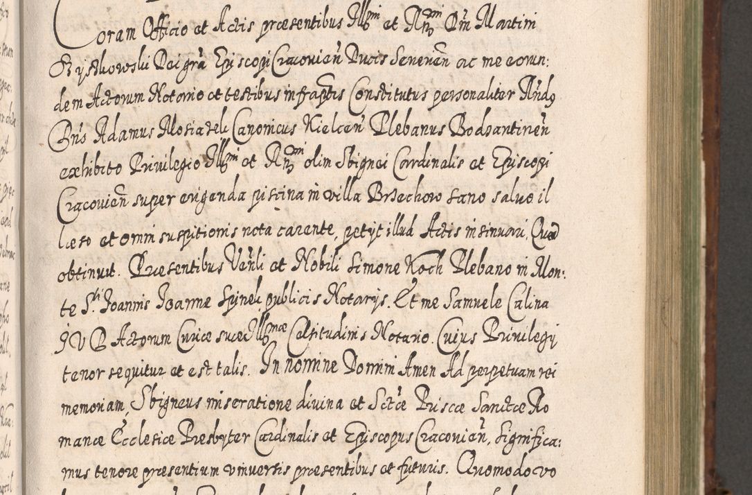 Zdjęcie nr 656 dla obiektu archiwalnego: Acta actorum, causarum spiritualium, civilium, criminalium, obligationum, quietationum, inscpritionum, cessionum, decimarum, testamentorum R. D. Martini Szyszkowski, episcopi Cracoviensis, ducis Severiensis in annis 1620 - 1623. Tomus secundus.