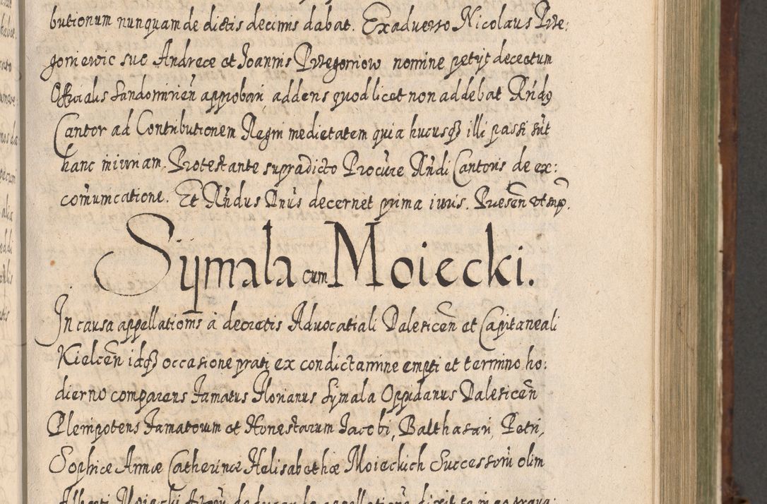 Zdjęcie nr 648 dla obiektu archiwalnego: Acta actorum, causarum spiritualium, civilium, criminalium, obligationum, quietationum, inscpritionum, cessionum, decimarum, testamentorum R. D. Martini Szyszkowski, episcopi Cracoviensis, ducis Severiensis in annis 1620 - 1623. Tomus secundus.