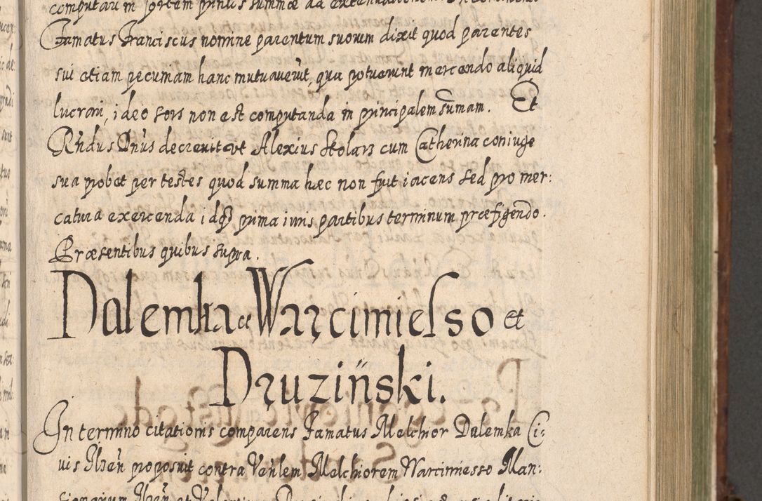 Zdjęcie nr 646 dla obiektu archiwalnego: Acta actorum, causarum spiritualium, civilium, criminalium, obligationum, quietationum, inscpritionum, cessionum, decimarum, testamentorum R. D. Martini Szyszkowski, episcopi Cracoviensis, ducis Severiensis in annis 1620 - 1623. Tomus secundus.
