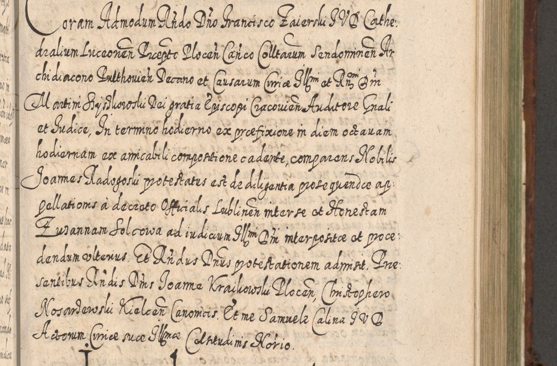Zdjęcie nr 644 dla obiektu archiwalnego: Acta actorum, causarum spiritualium, civilium, criminalium, obligationum, quietationum, inscpritionum, cessionum, decimarum, testamentorum R. D. Martini Szyszkowski, episcopi Cracoviensis, ducis Severiensis in annis 1620 - 1623. Tomus secundus.
