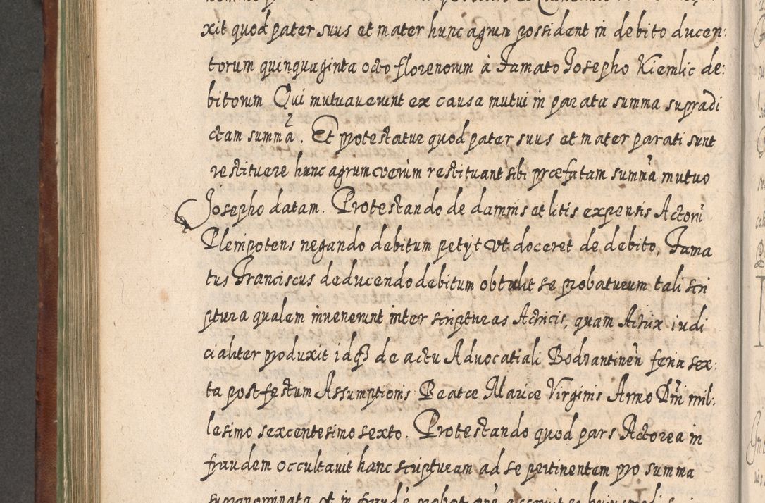 Zdjęcie nr 645 dla obiektu archiwalnego: Acta actorum, causarum spiritualium, civilium, criminalium, obligationum, quietationum, inscpritionum, cessionum, decimarum, testamentorum R. D. Martini Szyszkowski, episcopi Cracoviensis, ducis Severiensis in annis 1620 - 1623. Tomus secundus.