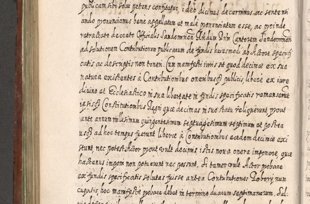Zdjęcie nr 651 dla obiektu archiwalnego: Acta actorum, causarum spiritualium, civilium, criminalium, obligationum, quietationum, inscpritionum, cessionum, decimarum, testamentorum R. D. Martini Szyszkowski, episcopi Cracoviensis, ducis Severiensis in annis 1620 - 1623. Tomus secundus.
