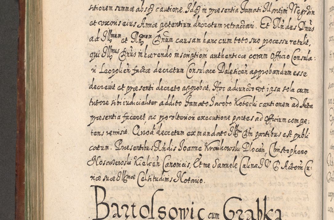 Zdjęcie nr 639 dla obiektu archiwalnego: Acta actorum, causarum spiritualium, civilium, criminalium, obligationum, quietationum, inscpritionum, cessionum, decimarum, testamentorum R. D. Martini Szyszkowski, episcopi Cracoviensis, ducis Severiensis in annis 1620 - 1623. Tomus secundus.
