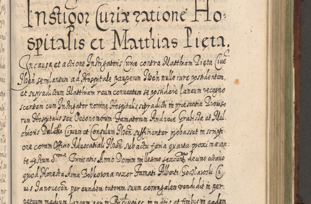 Zdjęcie nr 632 dla obiektu archiwalnego: Acta actorum, causarum spiritualium, civilium, criminalium, obligationum, quietationum, inscpritionum, cessionum, decimarum, testamentorum R. D. Martini Szyszkowski, episcopi Cracoviensis, ducis Severiensis in annis 1620 - 1623. Tomus secundus.