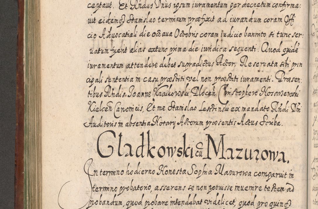 Zdjęcie nr 629 dla obiektu archiwalnego: Acta actorum, causarum spiritualium, civilium, criminalium, obligationum, quietationum, inscpritionum, cessionum, decimarum, testamentorum R. D. Martini Szyszkowski, episcopi Cracoviensis, ducis Severiensis in annis 1620 - 1623. Tomus secundus.