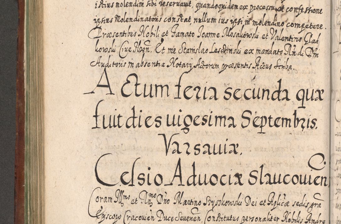 Zdjęcie nr 627 dla obiektu archiwalnego: Acta actorum, causarum spiritualium, civilium, criminalium, obligationum, quietationum, inscpritionum, cessionum, decimarum, testamentorum R. D. Martini Szyszkowski, episcopi Cracoviensis, ducis Severiensis in annis 1620 - 1623. Tomus secundus.