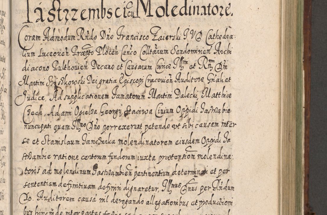 Zdjęcie nr 626 dla obiektu archiwalnego: Acta actorum, causarum spiritualium, civilium, criminalium, obligationum, quietationum, inscpritionum, cessionum, decimarum, testamentorum R. D. Martini Szyszkowski, episcopi Cracoviensis, ducis Severiensis in annis 1620 - 1623. Tomus secundus.