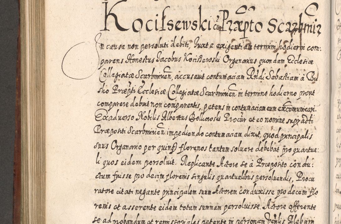 Zdjęcie nr 817 dla obiektu archiwalnego: Acta actorum, causarum spiritualium, civilium, criminalium, obligationum, quietationum, inscpritionum, cessionum, decimarum, testamentorum R. D. Martini Szyszkowski, episcopi Cracoviensis, ducis Severiensis in annis 1620 - 1623. Tomus secundus.