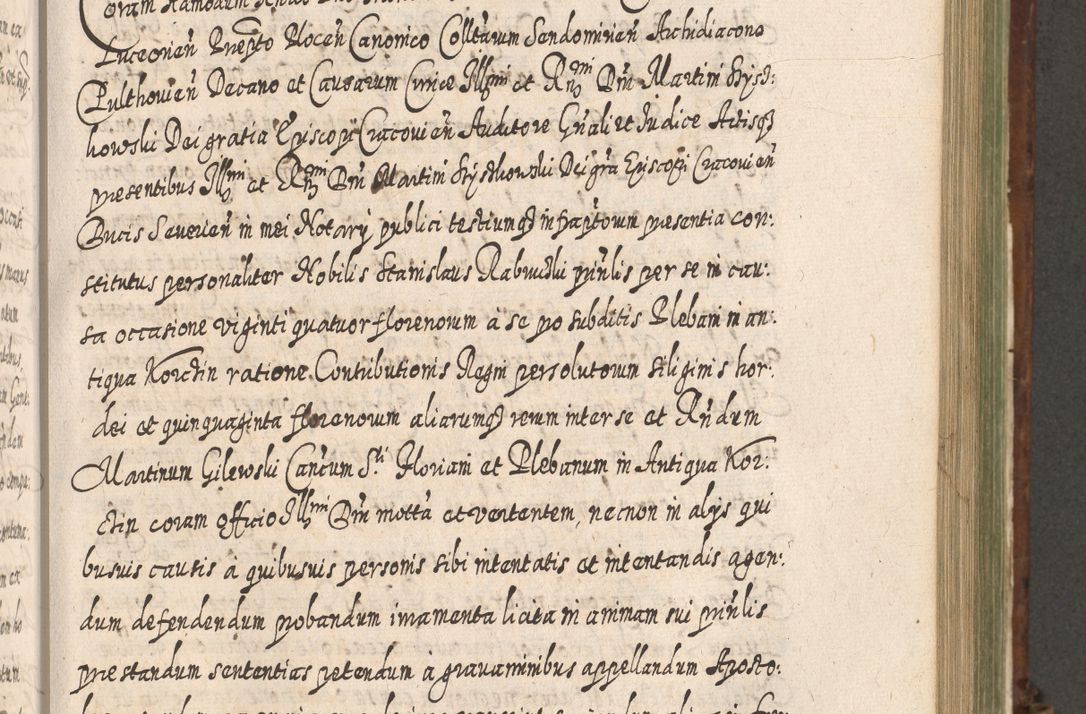 Zdjęcie nr 814 dla obiektu archiwalnego: Acta actorum, causarum spiritualium, civilium, criminalium, obligationum, quietationum, inscpritionum, cessionum, decimarum, testamentorum R. D. Martini Szyszkowski, episcopi Cracoviensis, ducis Severiensis in annis 1620 - 1623. Tomus secundus.