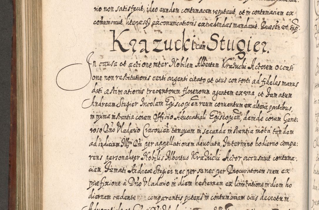 Zdjęcie nr 813 dla obiektu archiwalnego: Acta actorum, causarum spiritualium, civilium, criminalium, obligationum, quietationum, inscpritionum, cessionum, decimarum, testamentorum R. D. Martini Szyszkowski, episcopi Cracoviensis, ducis Severiensis in annis 1620 - 1623. Tomus secundus.