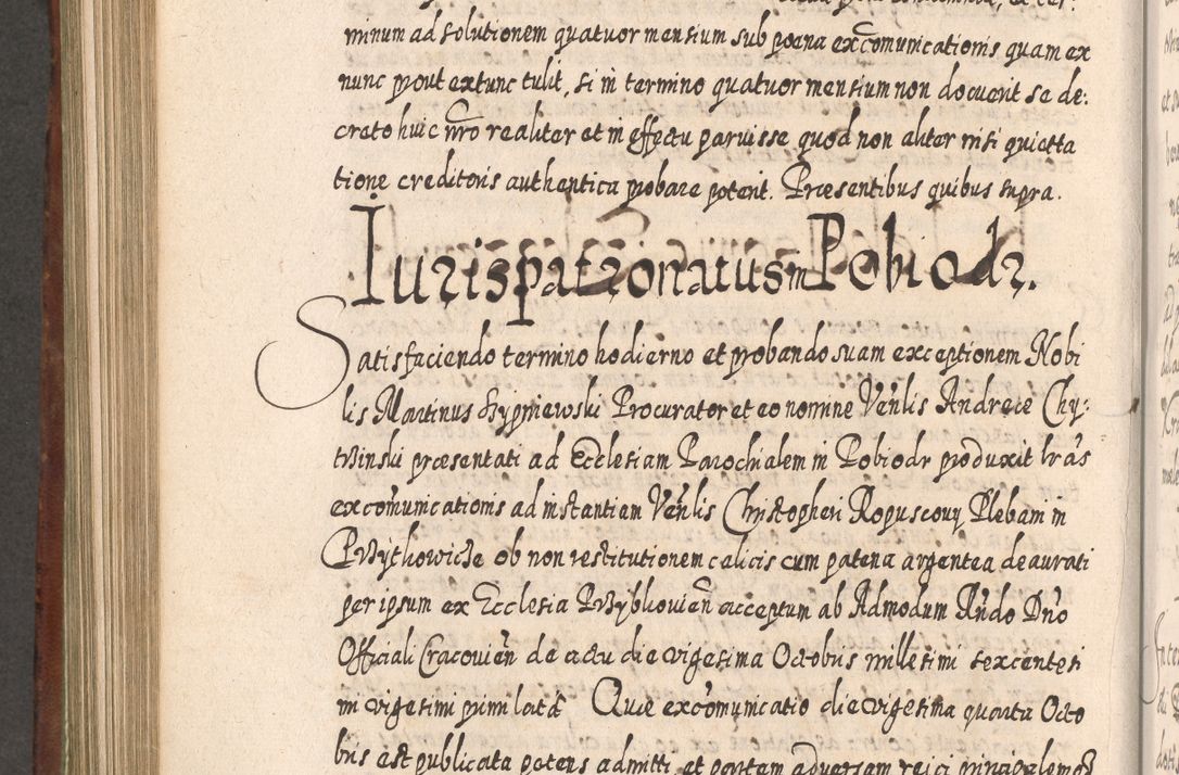 Zdjęcie nr 809 dla obiektu archiwalnego: Acta actorum, causarum spiritualium, civilium, criminalium, obligationum, quietationum, inscpritionum, cessionum, decimarum, testamentorum R. D. Martini Szyszkowski, episcopi Cracoviensis, ducis Severiensis in annis 1620 - 1623. Tomus secundus.