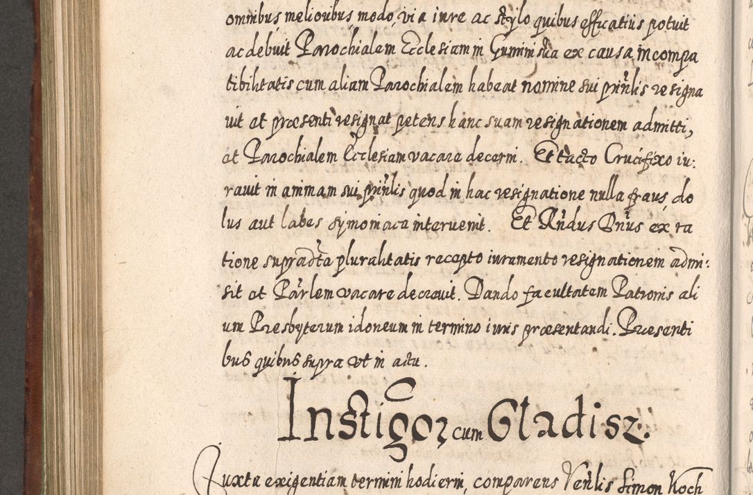 Zdjęcie nr 803 dla obiektu archiwalnego: Acta actorum, causarum spiritualium, civilium, criminalium, obligationum, quietationum, inscpritionum, cessionum, decimarum, testamentorum R. D. Martini Szyszkowski, episcopi Cracoviensis, ducis Severiensis in annis 1620 - 1623. Tomus secundus.