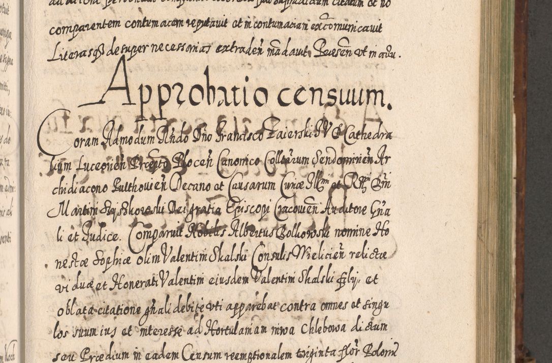 Zdjęcie nr 804 dla obiektu archiwalnego: Acta actorum, causarum spiritualium, civilium, criminalium, obligationum, quietationum, inscpritionum, cessionum, decimarum, testamentorum R. D. Martini Szyszkowski, episcopi Cracoviensis, ducis Severiensis in annis 1620 - 1623. Tomus secundus.