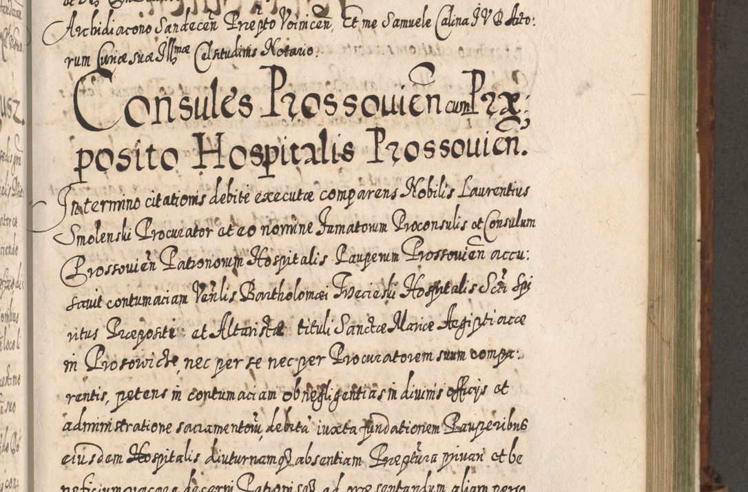Zdjęcie nr 800 dla obiektu archiwalnego: Acta actorum, causarum spiritualium, civilium, criminalium, obligationum, quietationum, inscpritionum, cessionum, decimarum, testamentorum R. D. Martini Szyszkowski, episcopi Cracoviensis, ducis Severiensis in annis 1620 - 1623. Tomus secundus.
