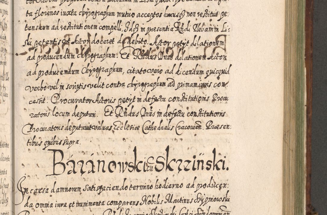 Zdjęcie nr 798 dla obiektu archiwalnego: Acta actorum, causarum spiritualium, civilium, criminalium, obligationum, quietationum, inscpritionum, cessionum, decimarum, testamentorum R. D. Martini Szyszkowski, episcopi Cracoviensis, ducis Severiensis in annis 1620 - 1623. Tomus secundus.