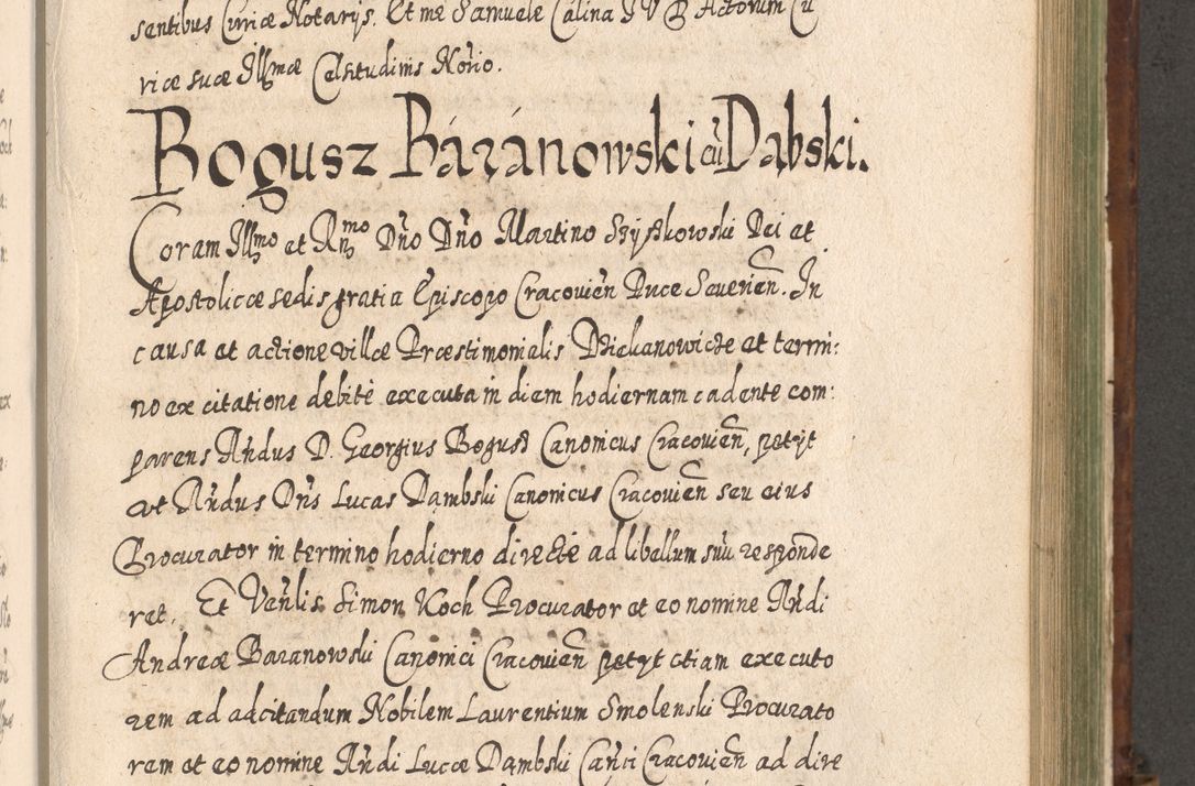 Zdjęcie nr 910 dla obiektu archiwalnego: Acta actorum, causarum spiritualium, civilium, criminalium, obligationum, quietationum, inscpritionum, cessionum, decimarum, testamentorum R. D. Martini Szyszkowski, episcopi Cracoviensis, ducis Severiensis in annis 1620 - 1623. Tomus secundus.
