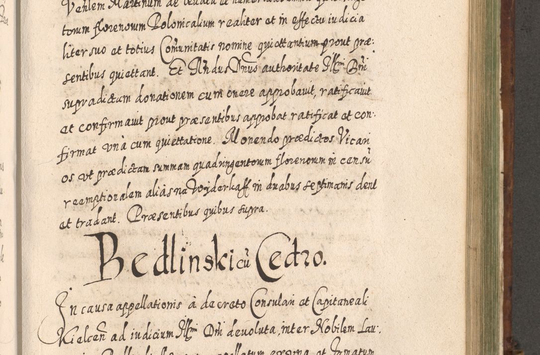 Zdjęcie nr 908 dla obiektu archiwalnego: Acta actorum, causarum spiritualium, civilium, criminalium, obligationum, quietationum, inscpritionum, cessionum, decimarum, testamentorum R. D. Martini Szyszkowski, episcopi Cracoviensis, ducis Severiensis in annis 1620 - 1623. Tomus secundus.