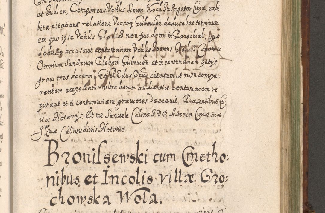 Zdjęcie nr 906 dla obiektu archiwalnego: Acta actorum, causarum spiritualium, civilium, criminalium, obligationum, quietationum, inscpritionum, cessionum, decimarum, testamentorum R. D. Martini Szyszkowski, episcopi Cracoviensis, ducis Severiensis in annis 1620 - 1623. Tomus secundus.