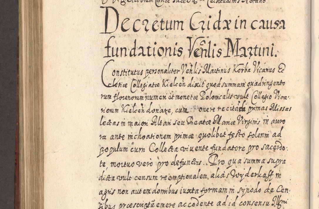 Zdjęcie nr 901 dla obiektu archiwalnego: Acta actorum, causarum spiritualium, civilium, criminalium, obligationum, quietationum, inscpritionum, cessionum, decimarum, testamentorum R. D. Martini Szyszkowski, episcopi Cracoviensis, ducis Severiensis in annis 1620 - 1623. Tomus secundus.