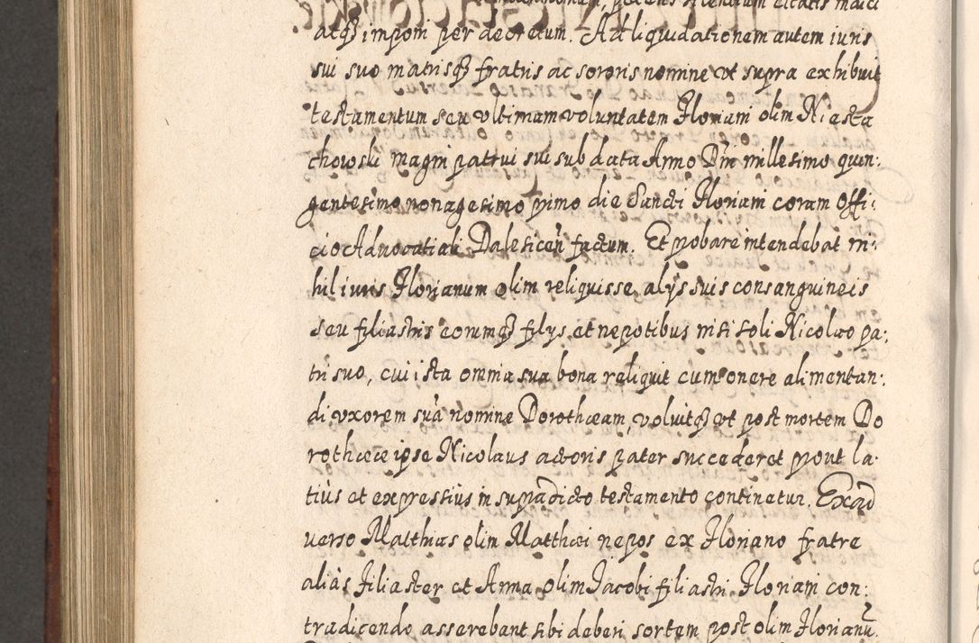 Zdjęcie nr 899 dla obiektu archiwalnego: Acta actorum, causarum spiritualium, civilium, criminalium, obligationum, quietationum, inscpritionum, cessionum, decimarum, testamentorum R. D. Martini Szyszkowski, episcopi Cracoviensis, ducis Severiensis in annis 1620 - 1623. Tomus secundus.