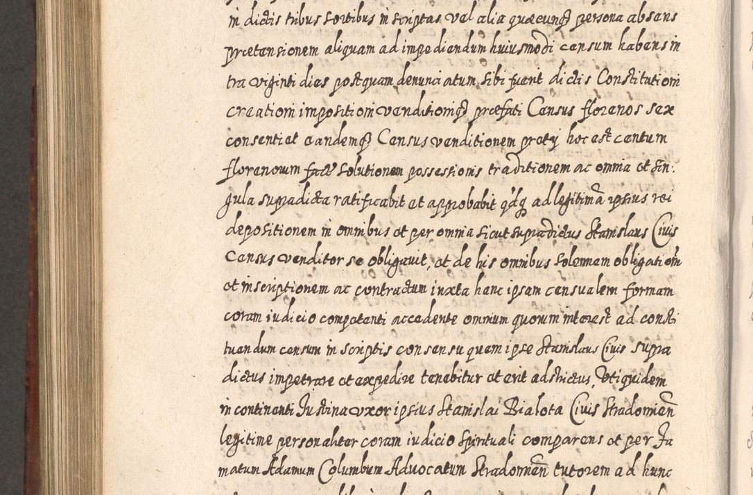 Zdjęcie nr 889 dla obiektu archiwalnego: Acta actorum, causarum spiritualium, civilium, criminalium, obligationum, quietationum, inscpritionum, cessionum, decimarum, testamentorum R. D. Martini Szyszkowski, episcopi Cracoviensis, ducis Severiensis in annis 1620 - 1623. Tomus secundus.