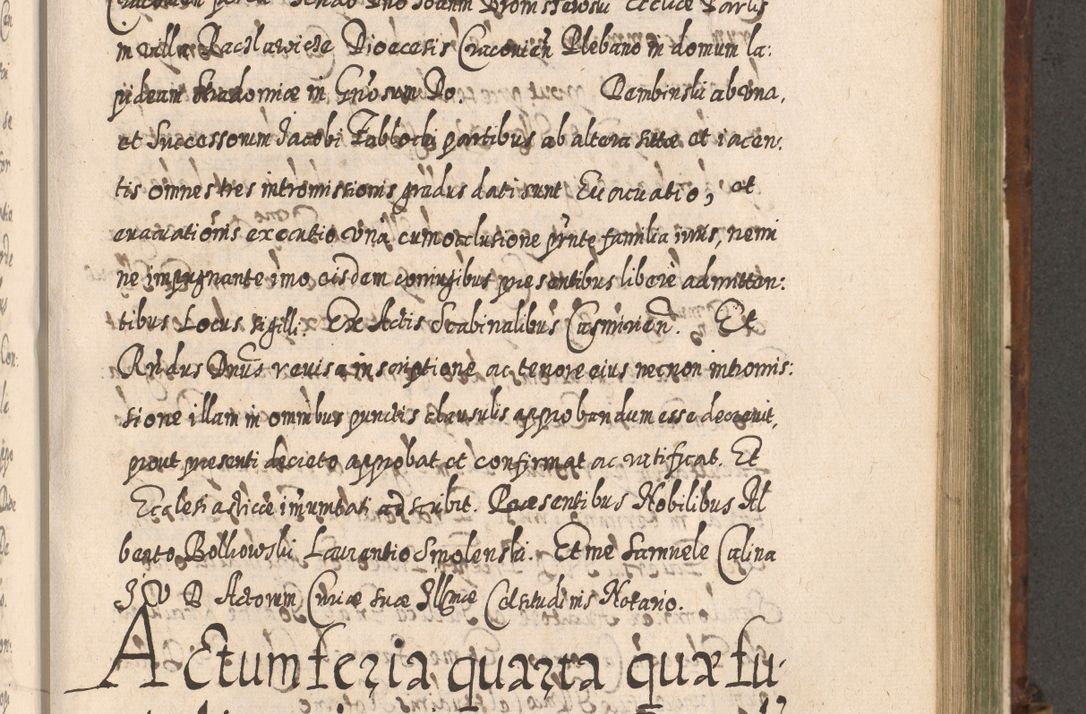 Zdjęcie nr 892 dla obiektu archiwalnego: Acta actorum, causarum spiritualium, civilium, criminalium, obligationum, quietationum, inscpritionum, cessionum, decimarum, testamentorum R. D. Martini Szyszkowski, episcopi Cracoviensis, ducis Severiensis in annis 1620 - 1623. Tomus secundus.