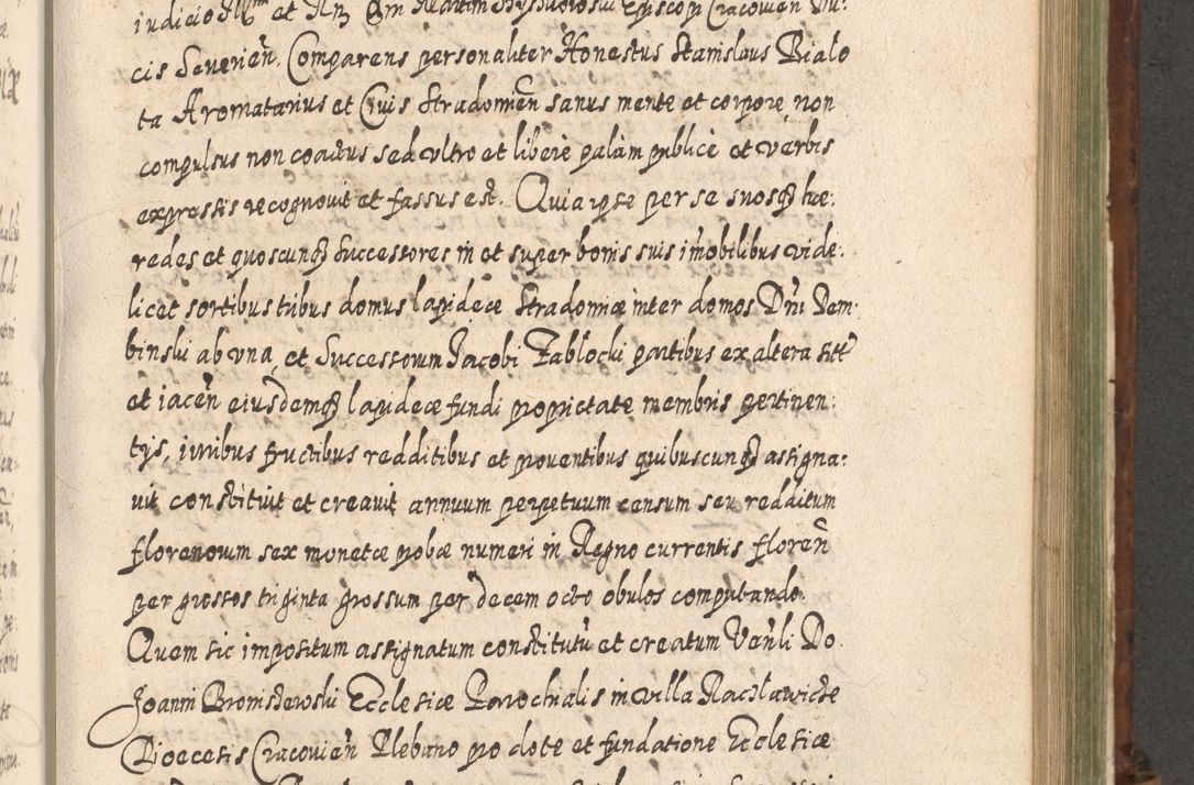 Zdjęcie nr 886 dla obiektu archiwalnego: Acta actorum, causarum spiritualium, civilium, criminalium, obligationum, quietationum, inscpritionum, cessionum, decimarum, testamentorum R. D. Martini Szyszkowski, episcopi Cracoviensis, ducis Severiensis in annis 1620 - 1623. Tomus secundus.