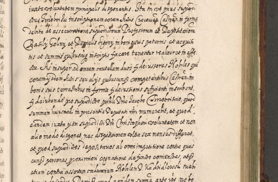 Zdjęcie nr 884 dla obiektu archiwalnego: Acta actorum, causarum spiritualium, civilium, criminalium, obligationum, quietationum, inscpritionum, cessionum, decimarum, testamentorum R. D. Martini Szyszkowski, episcopi Cracoviensis, ducis Severiensis in annis 1620 - 1623. Tomus secundus.