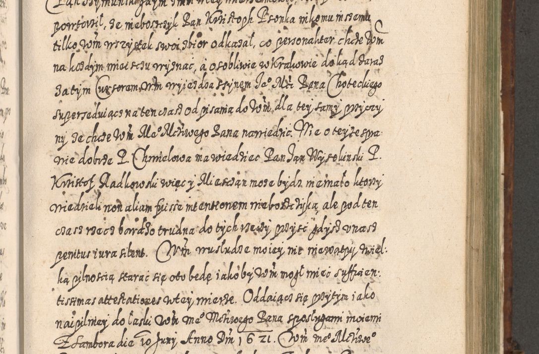 Zdjęcie nr 880 dla obiektu archiwalnego: Acta actorum, causarum spiritualium, civilium, criminalium, obligationum, quietationum, inscpritionum, cessionum, decimarum, testamentorum R. D. Martini Szyszkowski, episcopi Cracoviensis, ducis Severiensis in annis 1620 - 1623. Tomus secundus.