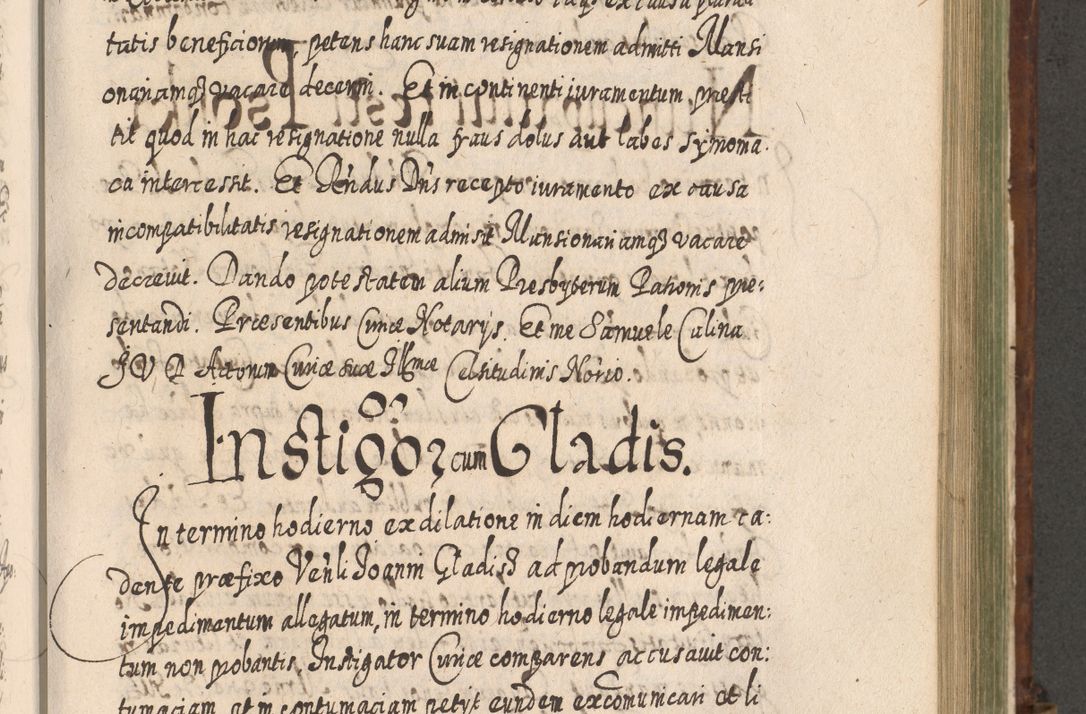 Zdjęcie nr 878 dla obiektu archiwalnego: Acta actorum, causarum spiritualium, civilium, criminalium, obligationum, quietationum, inscpritionum, cessionum, decimarum, testamentorum R. D. Martini Szyszkowski, episcopi Cracoviensis, ducis Severiensis in annis 1620 - 1623. Tomus secundus.