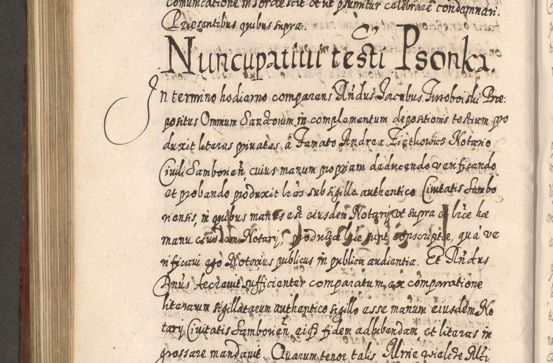 Zdjęcie nr 879 dla obiektu archiwalnego: Acta actorum, causarum spiritualium, civilium, criminalium, obligationum, quietationum, inscpritionum, cessionum, decimarum, testamentorum R. D. Martini Szyszkowski, episcopi Cracoviensis, ducis Severiensis in annis 1620 - 1623. Tomus secundus.