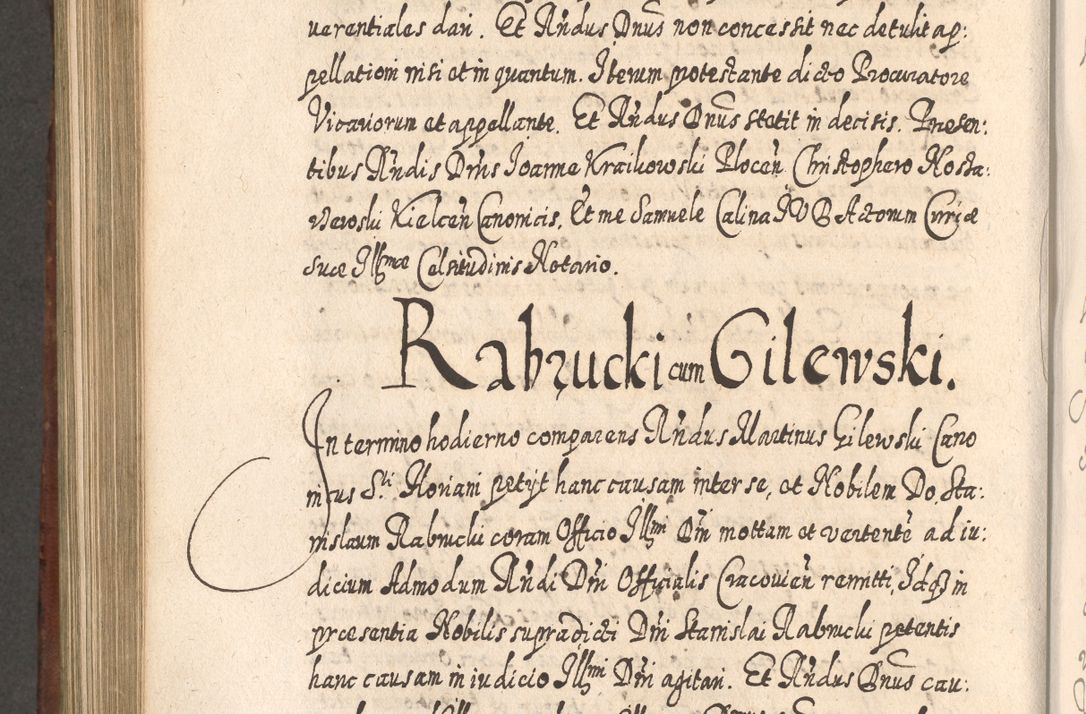 Zdjęcie nr 875 dla obiektu archiwalnego: Acta actorum, causarum spiritualium, civilium, criminalium, obligationum, quietationum, inscpritionum, cessionum, decimarum, testamentorum R. D. Martini Szyszkowski, episcopi Cracoviensis, ducis Severiensis in annis 1620 - 1623. Tomus secundus.