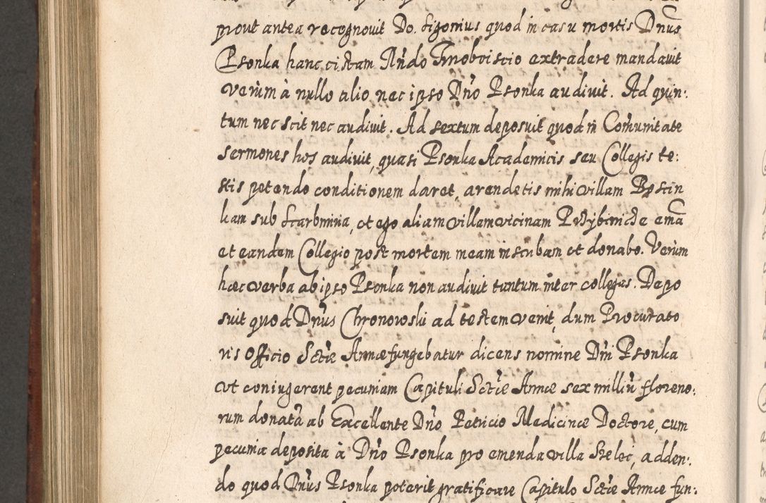 Zdjęcie nr 869 dla obiektu archiwalnego: Acta actorum, causarum spiritualium, civilium, criminalium, obligationum, quietationum, inscpritionum, cessionum, decimarum, testamentorum R. D. Martini Szyszkowski, episcopi Cracoviensis, ducis Severiensis in annis 1620 - 1623. Tomus secundus.