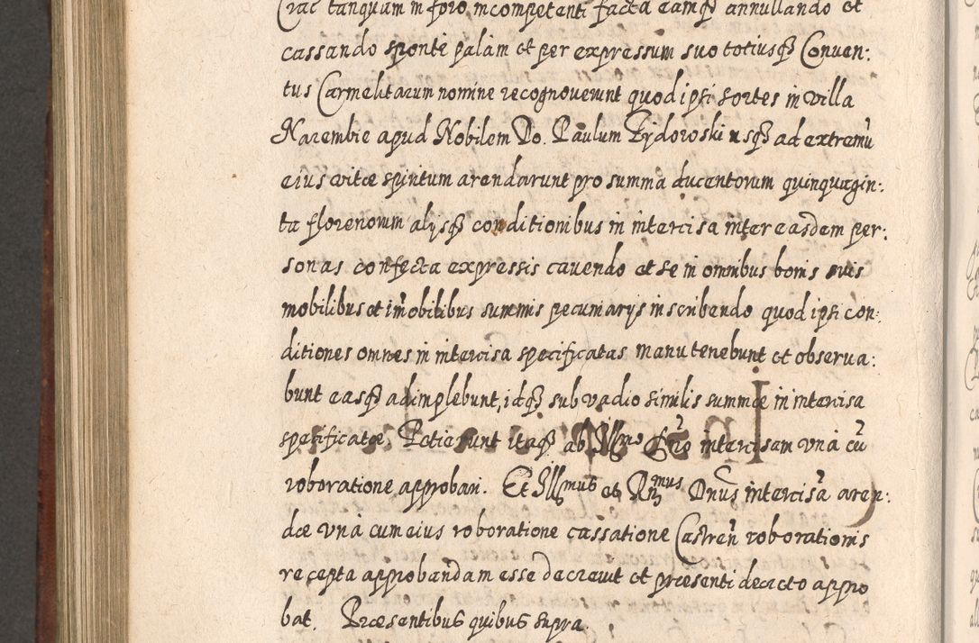 Zdjęcie nr 861 dla obiektu archiwalnego: Acta actorum, causarum spiritualium, civilium, criminalium, obligationum, quietationum, inscpritionum, cessionum, decimarum, testamentorum R. D. Martini Szyszkowski, episcopi Cracoviensis, ducis Severiensis in annis 1620 - 1623. Tomus secundus.
