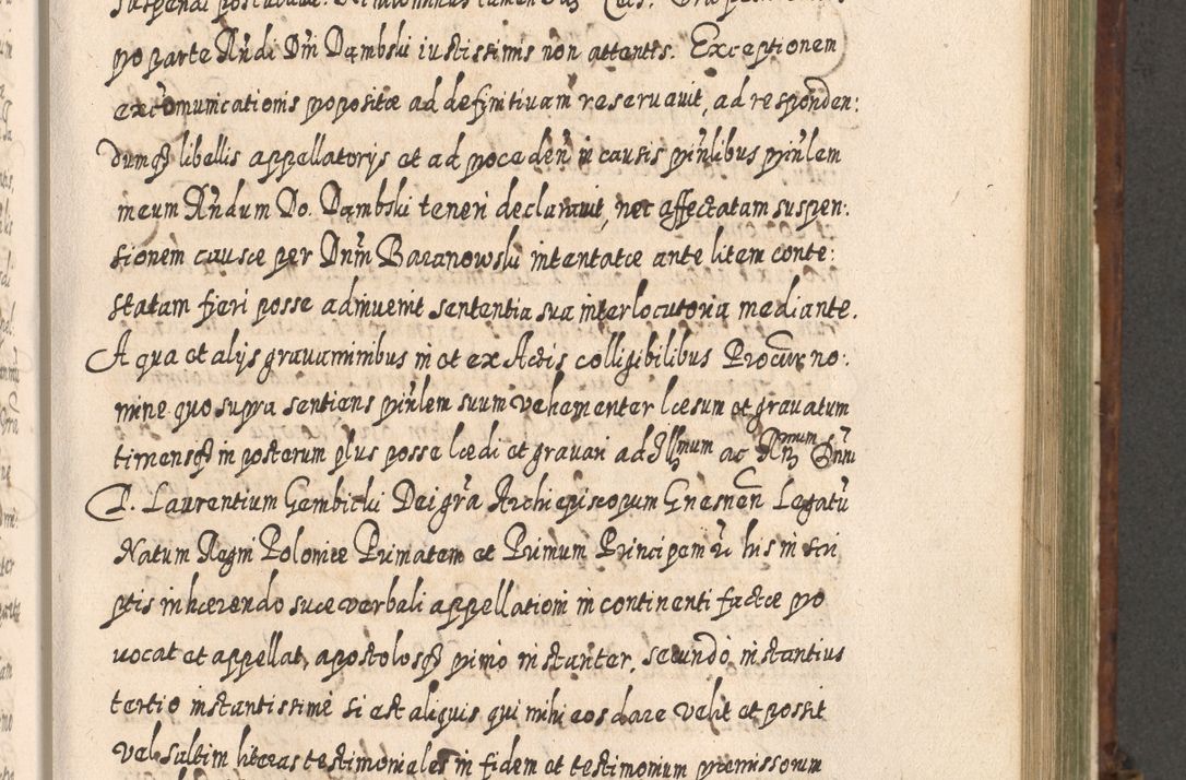 Zdjęcie nr 854 dla obiektu archiwalnego: Acta actorum, causarum spiritualium, civilium, criminalium, obligationum, quietationum, inscpritionum, cessionum, decimarum, testamentorum R. D. Martini Szyszkowski, episcopi Cracoviensis, ducis Severiensis in annis 1620 - 1623. Tomus secundus.