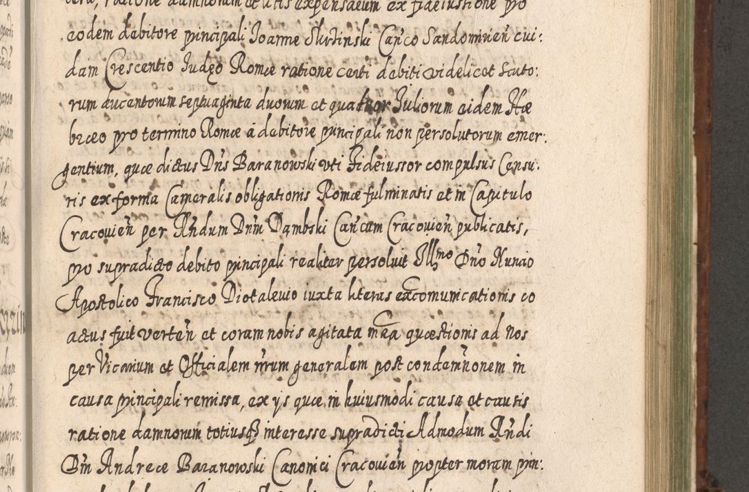 Zdjęcie nr 844 dla obiektu archiwalnego: Acta actorum, causarum spiritualium, civilium, criminalium, obligationum, quietationum, inscpritionum, cessionum, decimarum, testamentorum R. D. Martini Szyszkowski, episcopi Cracoviensis, ducis Severiensis in annis 1620 - 1623. Tomus secundus.
